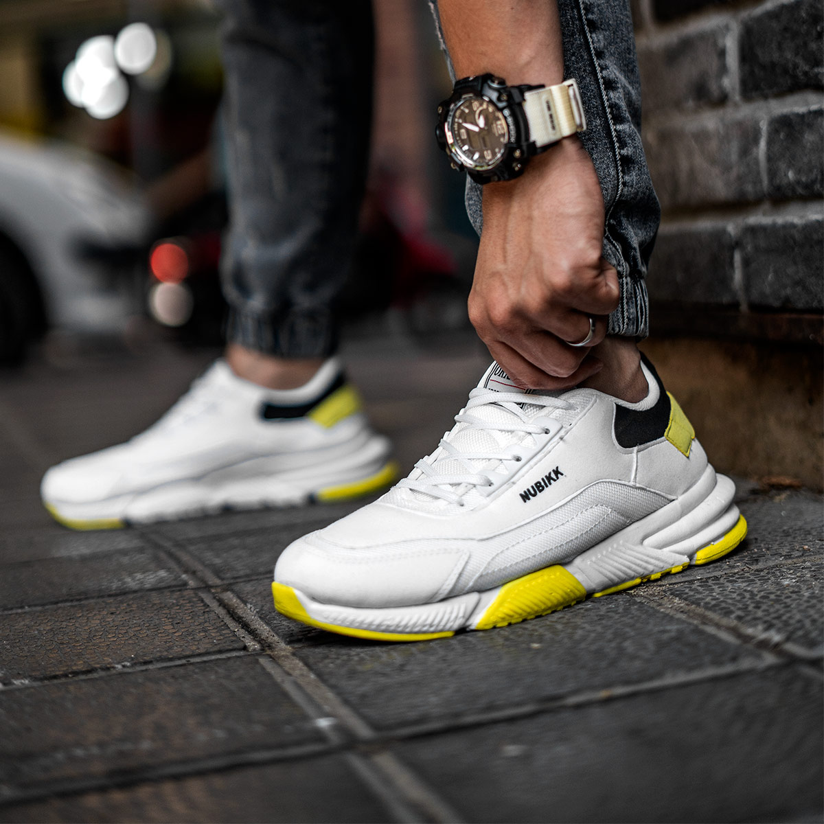 کفش ورزشی Nubikkمردانه سفید مدل Garison