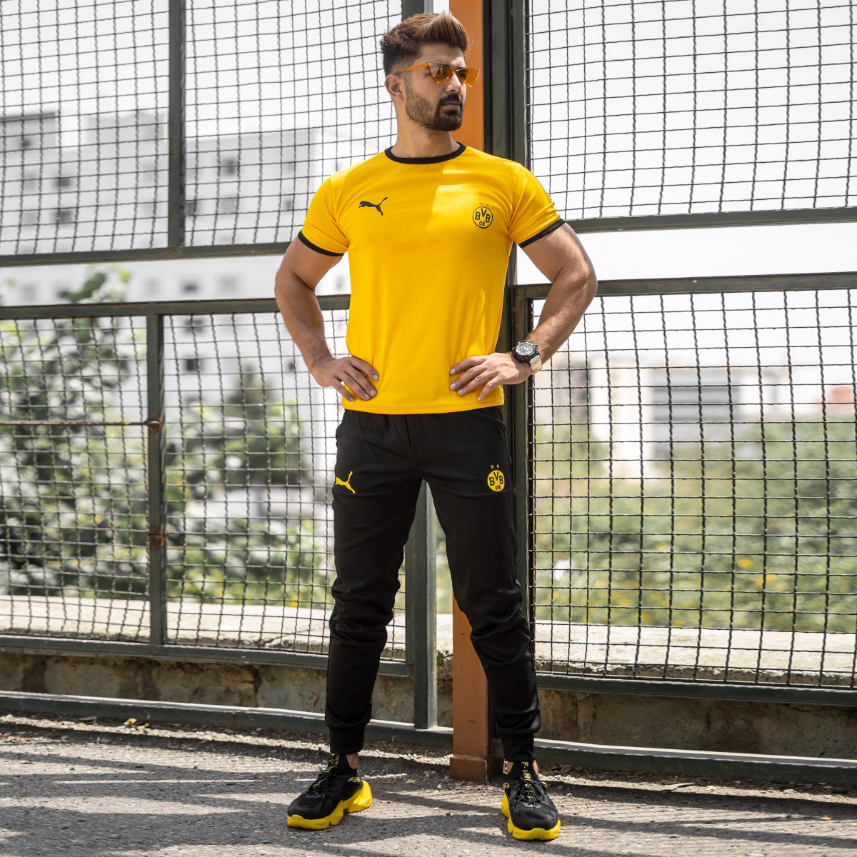 ست تیشرت شلوار دورتموند مردانه مدل Kaveh