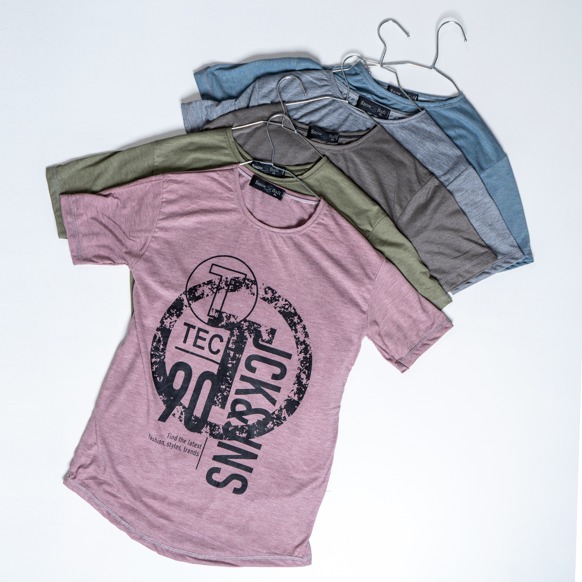 تیشرت مردانه طوسی مدل Romer