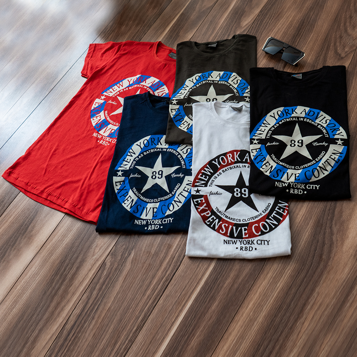 تیشرت مردانه مشکی Advisory مدل E89(T)