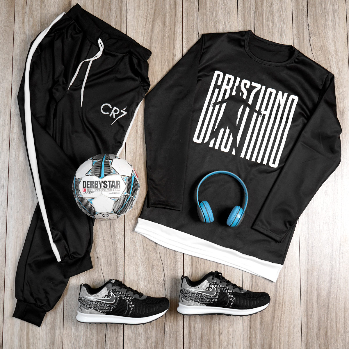 ست آستین بلند مردانه CR7 مدل Lomer